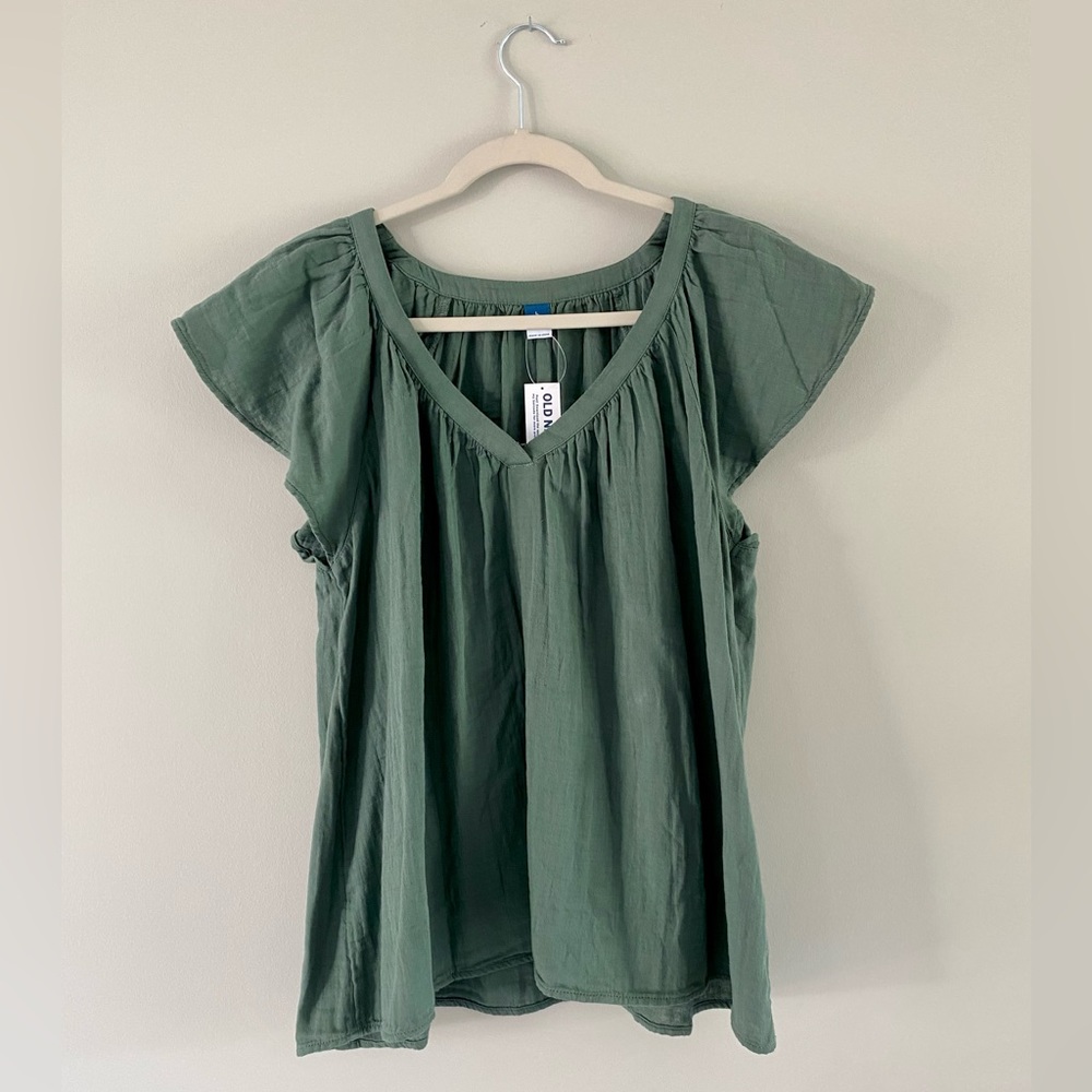 Old Navy Green Blouse